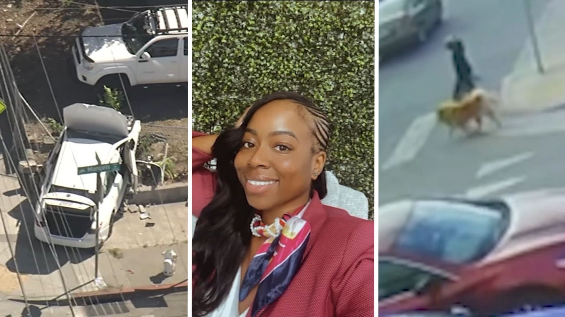Oakland, California woman Kiara Bowling relearns to walk and speak after near-fatal crash involving kid drivers
       — ABC7 Chicago (WLS-TV)