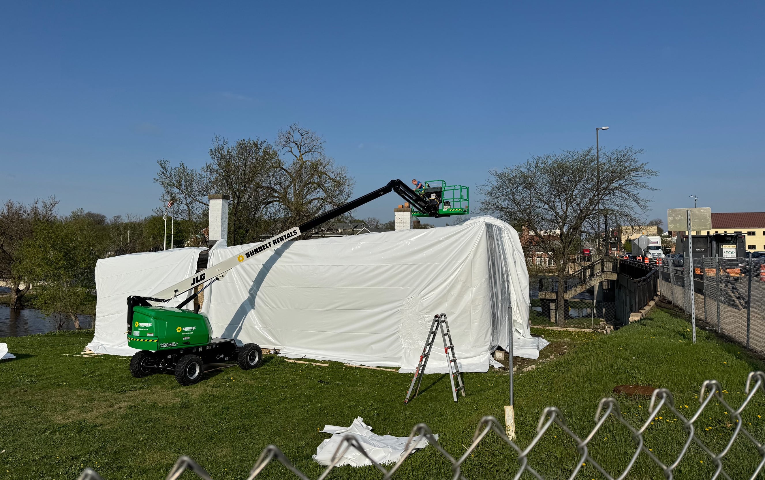 Hearing officer backs Geneva in blacksmith shop shrink-wrap flap — Shaw Local News Network